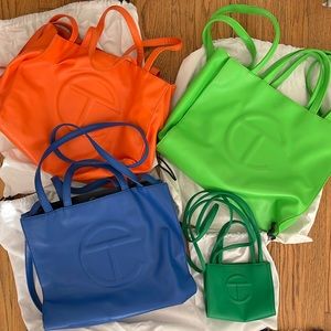 Telfar bag collection medium and small
